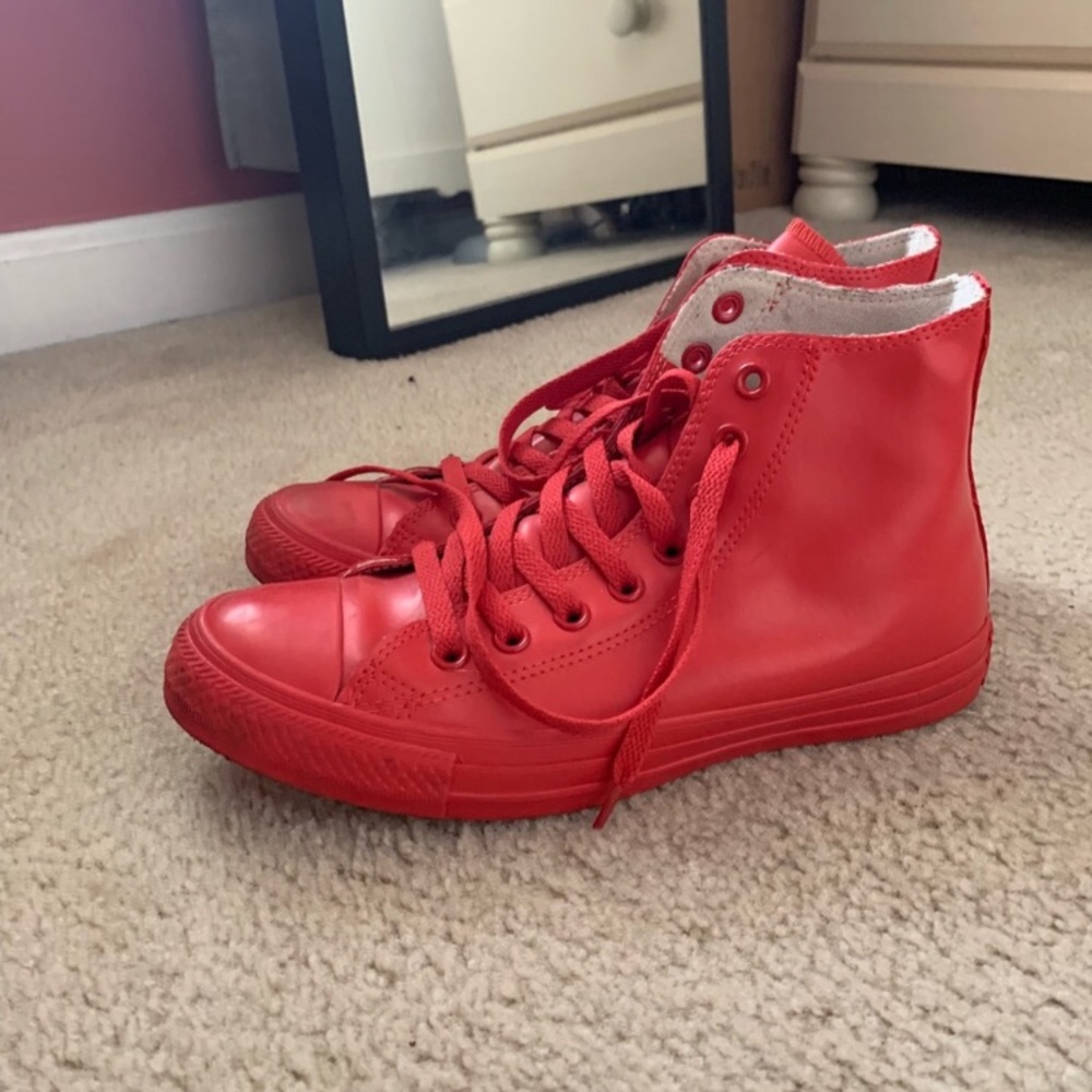 Red Rubber Converse All-Stars